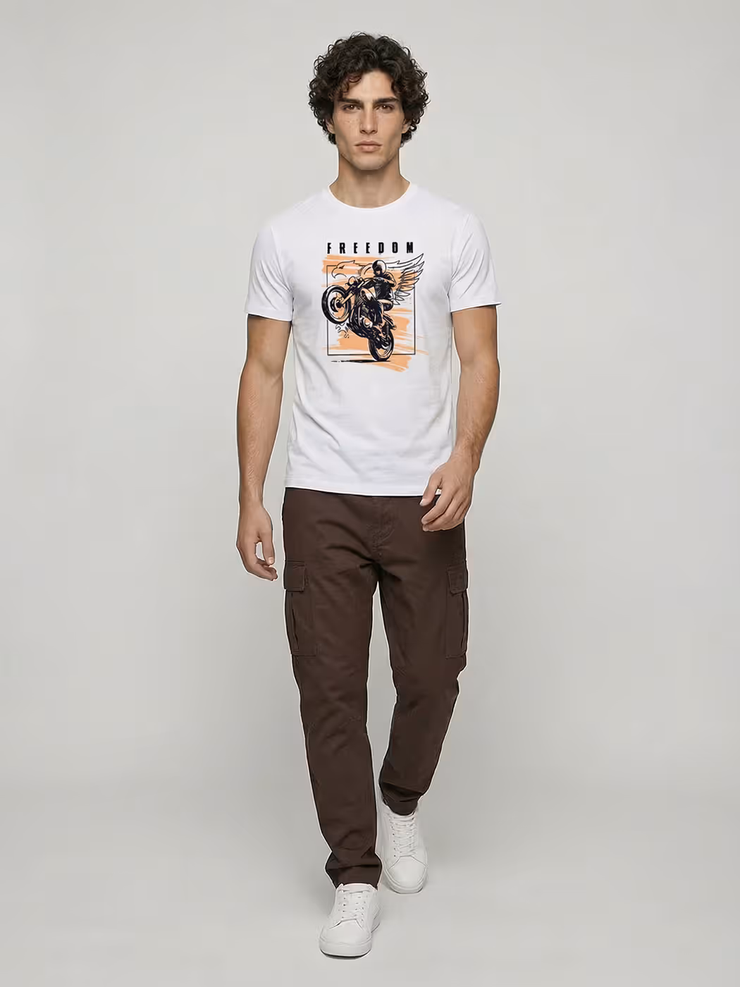 Freedom Ride T-Shirt For Men - Half Sleeve 5