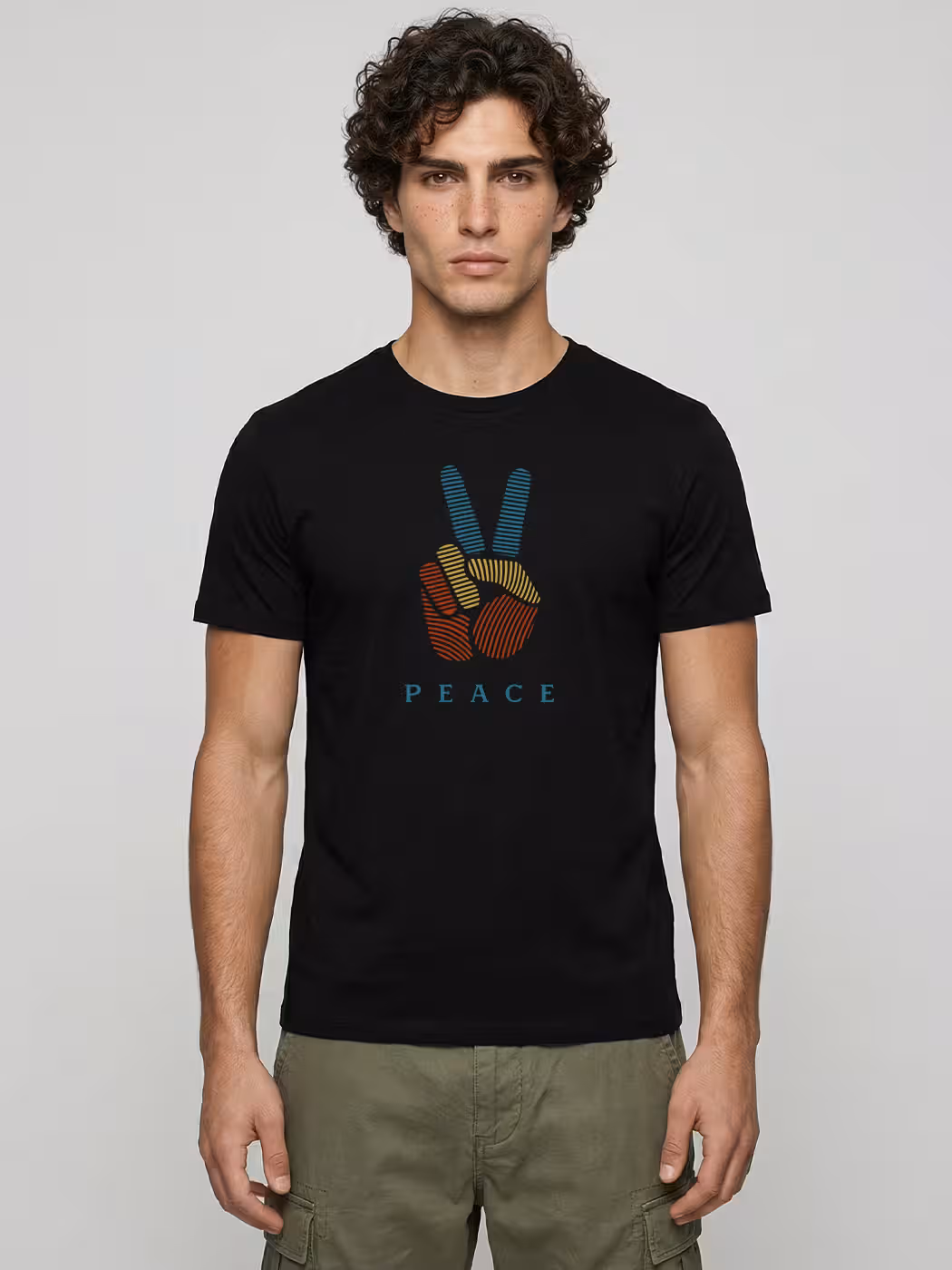 Peace Code T-Shirt For Men - Half Sleeve