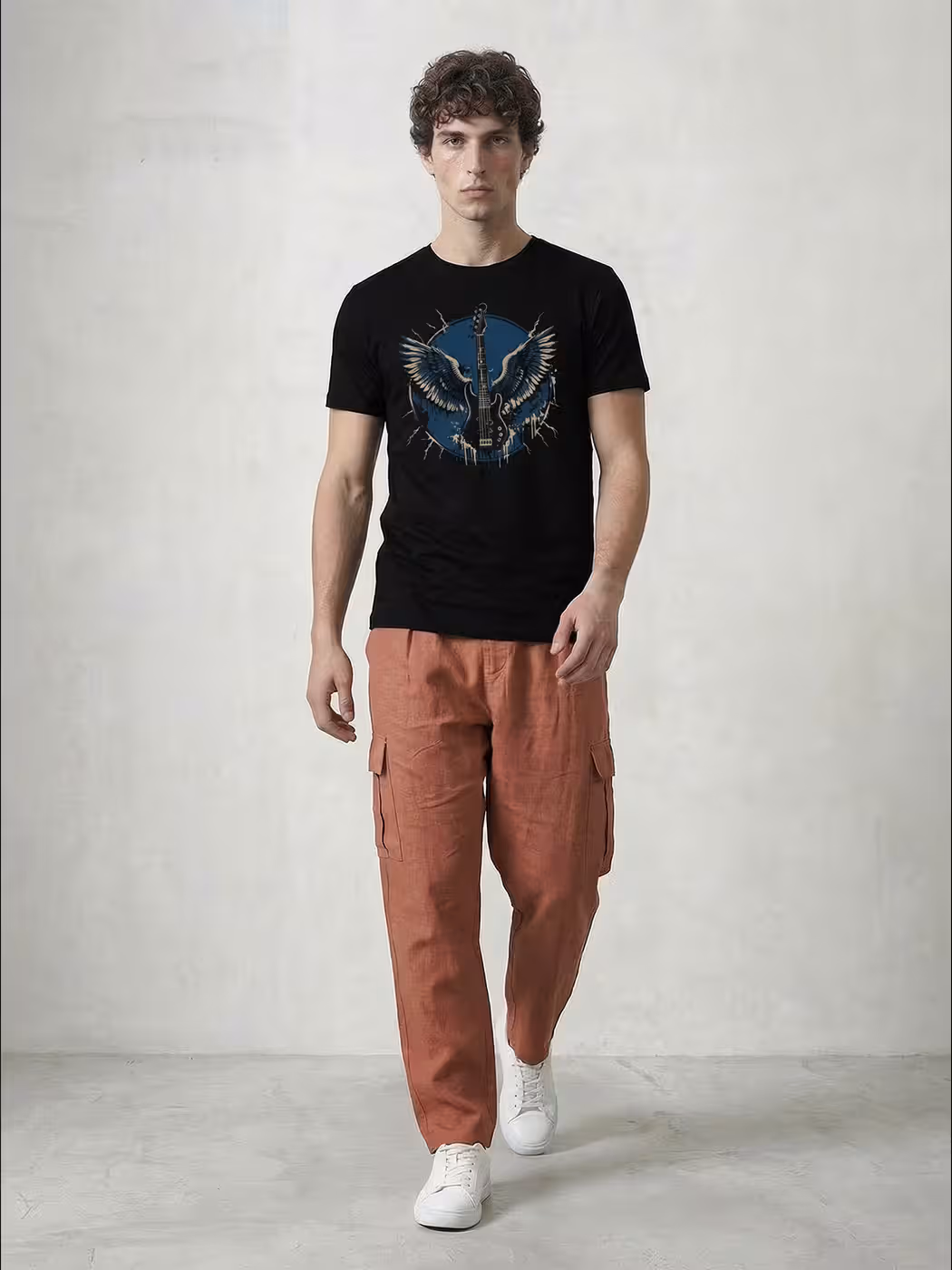 Wings Of Music T-Shirt For Men - Half Sleeve 5