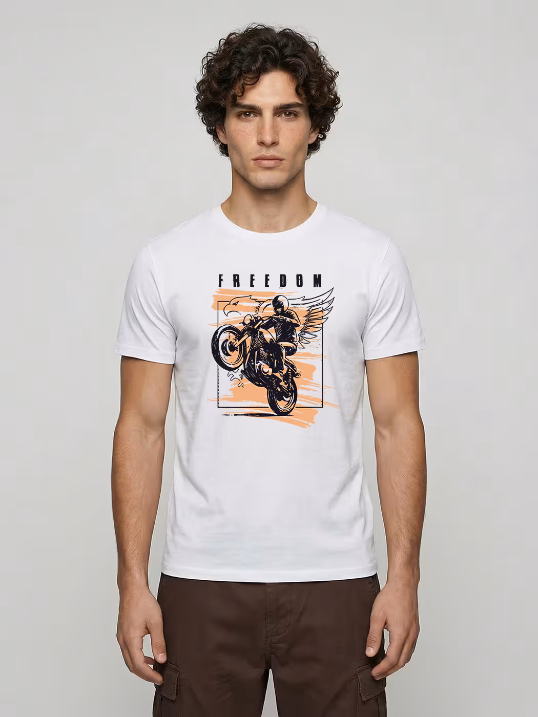 Freedom Ride T-Shirt For Men - Half Sleeve