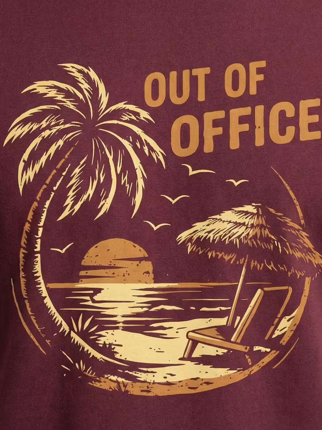 Out Of Office T-Shirt For Men - Half Sleeve 2