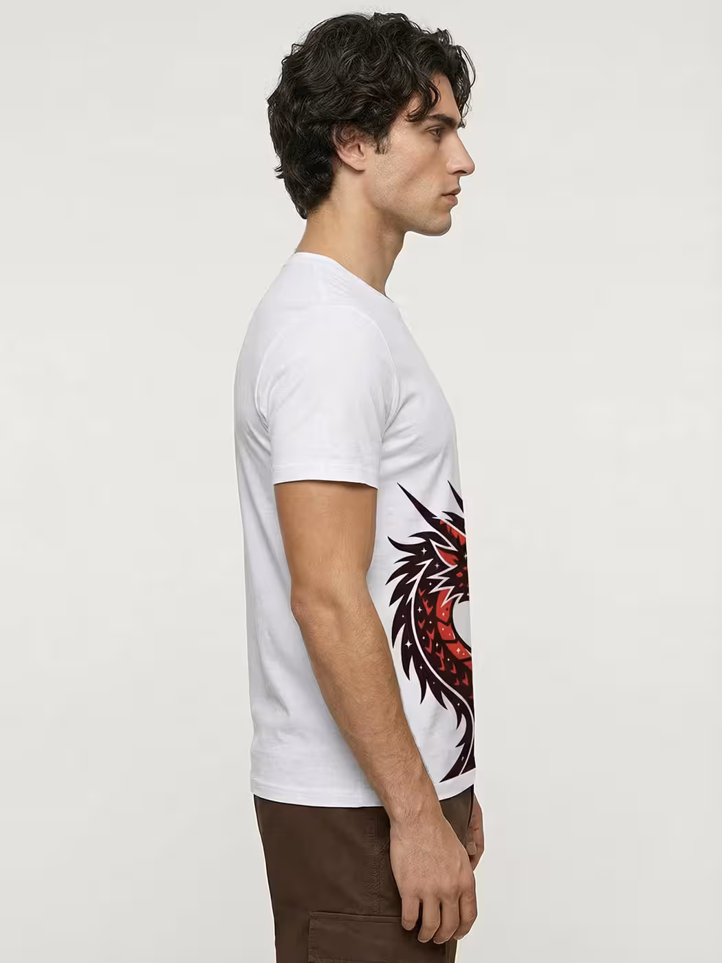 Dragon Rage T-Shirt For Men - Half Sleeve 4