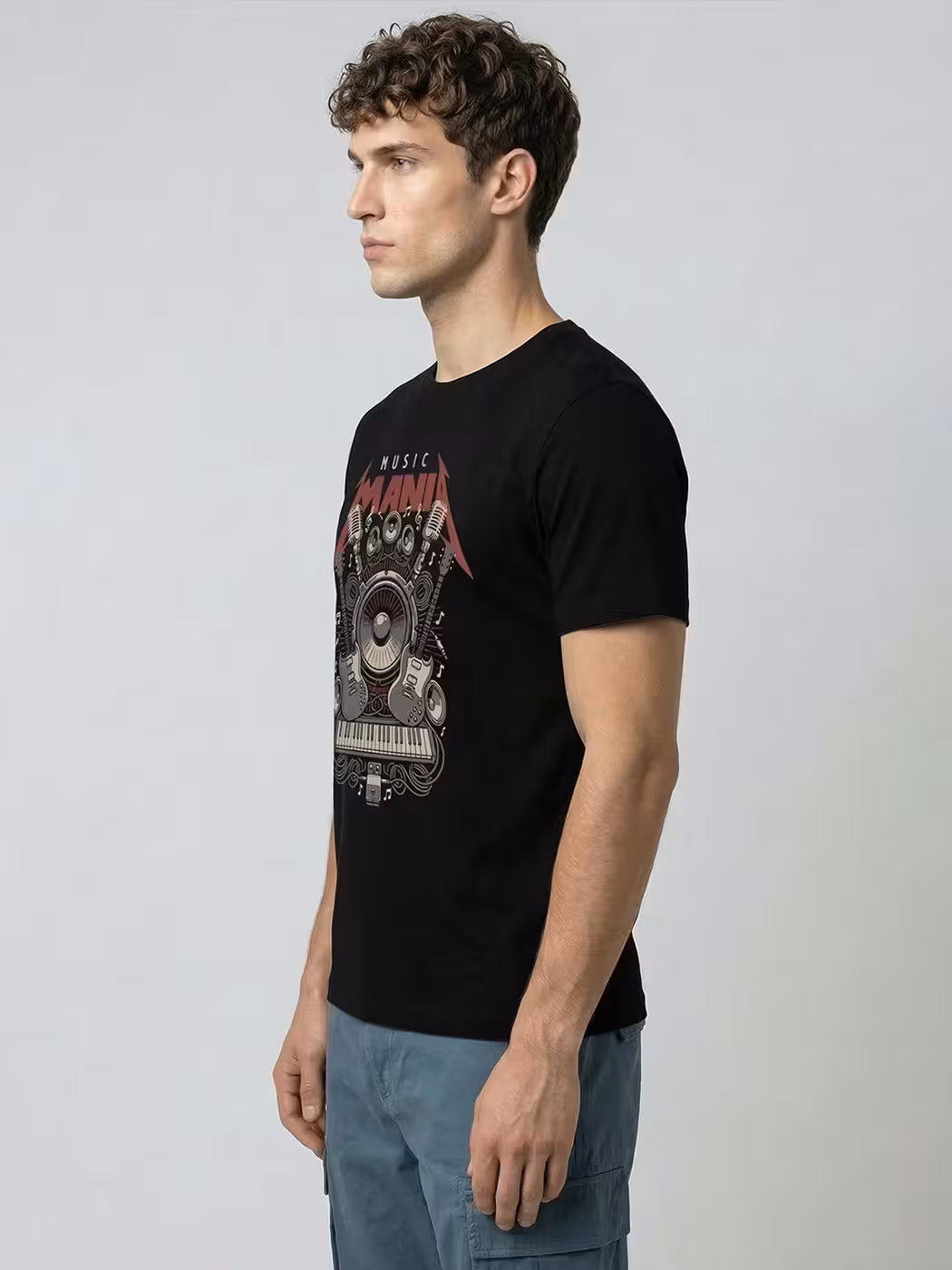 Music Mania T-Shirt For Men - Half Sleeve 4