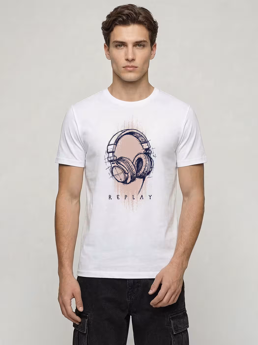 Replay T-Shirt For Men - Half Sleeve
