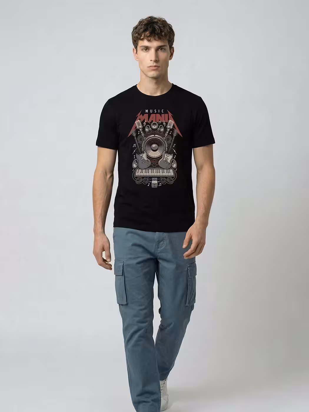 Music Mania T-Shirt For Men - Half Sleeve 5