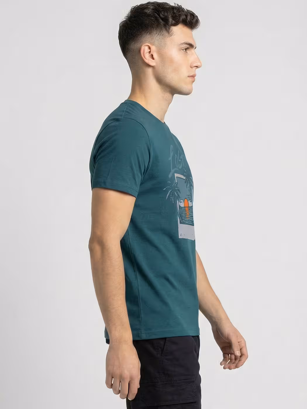 Lost In Nature T-Shirt For Men - Half Sleeve 4